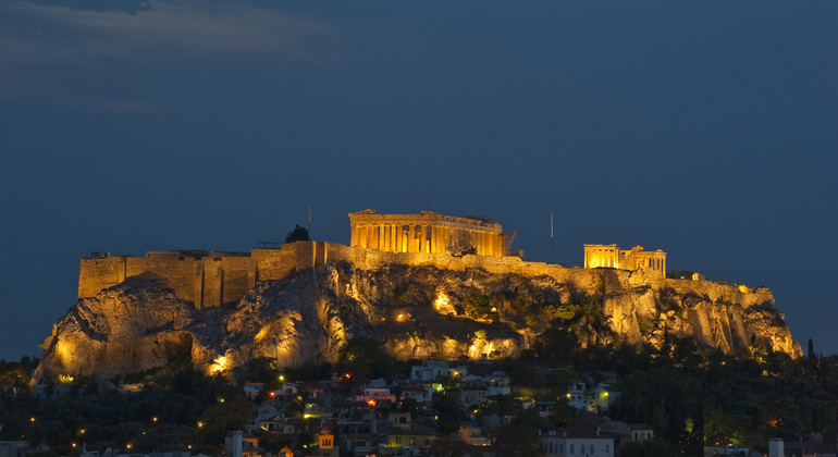 Athen bei Nacht mit griechischer Tanzshow Griechenland — #1