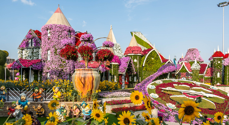 Miracle Garden Global Village With Transfer Dubai Freetour Com