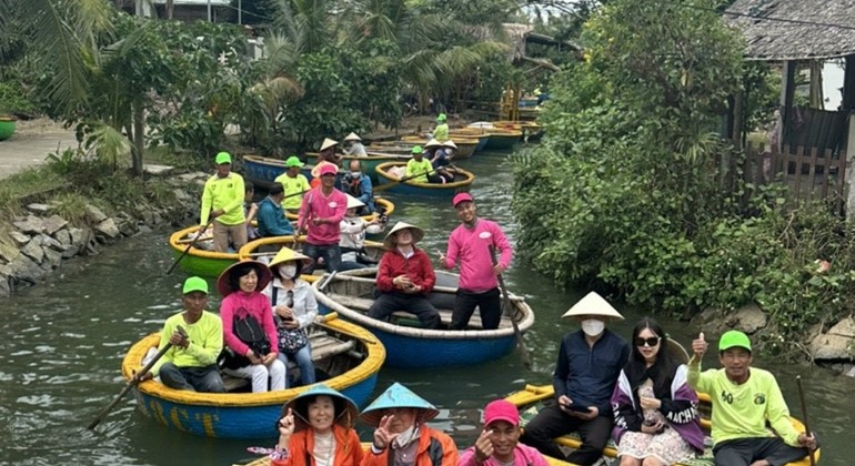 Hoi An : Expérience de bateau panier en bambou sur la rivière Thu Bon