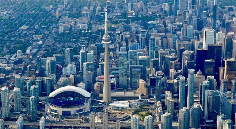 Caminar por el centro de Toronto