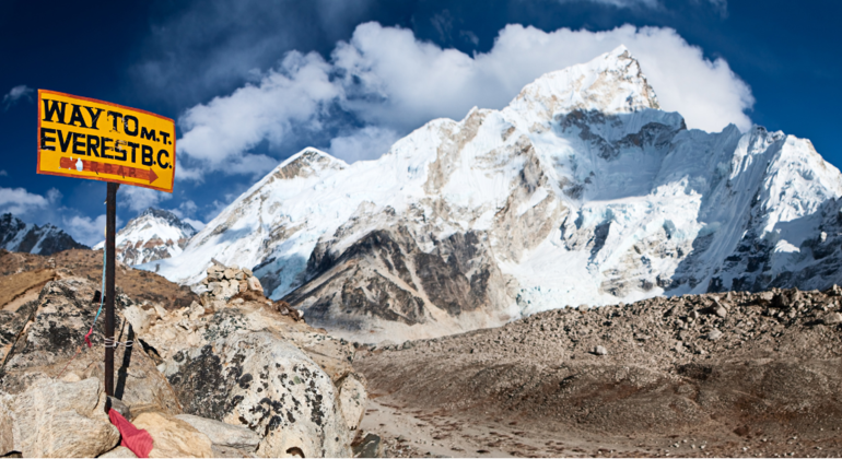 16 dias de caminhada no acampamento base do Everest