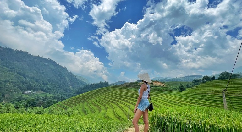 Senderismo por los más bellos campos en terrazas