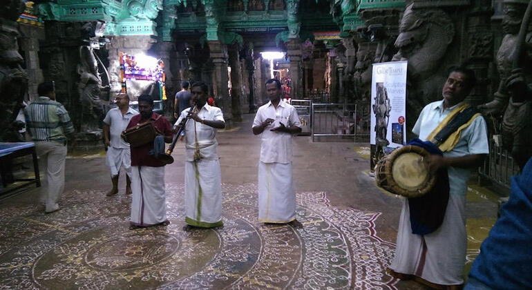 Ceremonia vespertina Visita al Templo Meenakshi