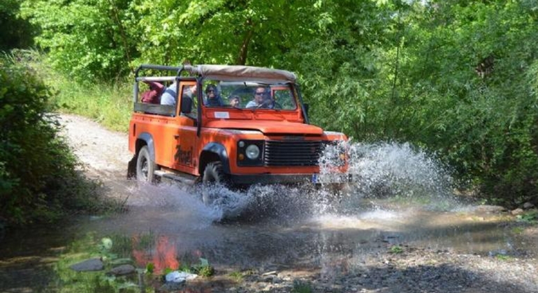 Excursión en Jeep Safari y Paseo en Barco por el Cañón de Side con Almuerzo