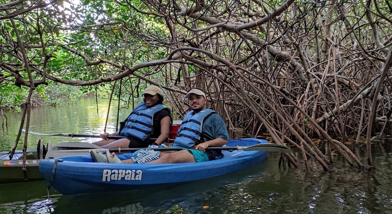 Kayaking at the Lagoon Nichupte