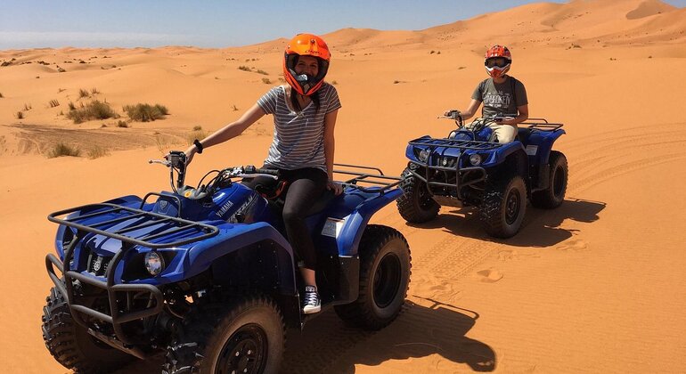 Quad-Bike-Ausflug in der Wüste von Merzouga Bereitgestellt von Fabulous Desert Camp