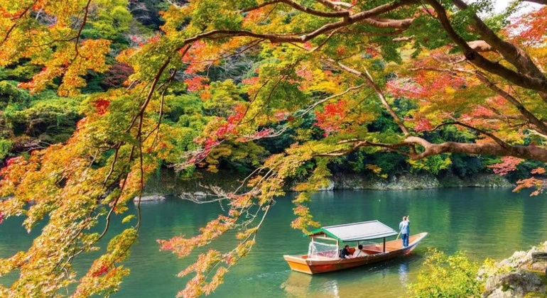 One-Day Arashiyama Train Tickets Crossing Tour from Osaka/Kyoto Provided by JAPAN ONE DAY TOUR