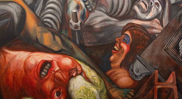 Le muralisme mexicain avec un véritable amateur d'art Fournie par Jose Vicente Figueroa