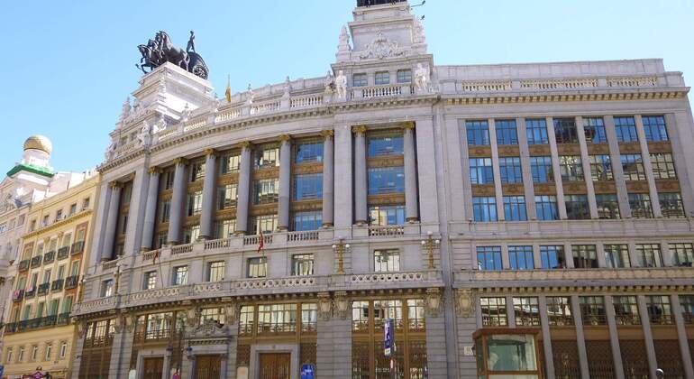 Modernes Madrid: Puerta Del Sol, Gran Via und Cibeles Bereitgestellt von ohlalatoursmadrid