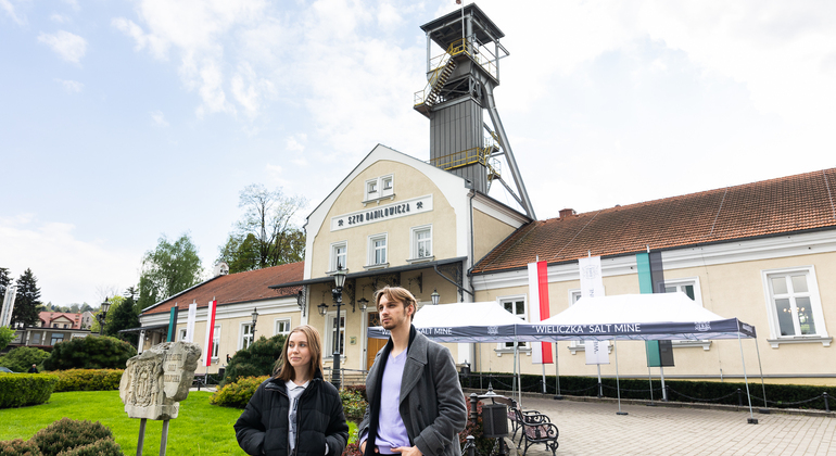 Visita guiada à mina de sal de Wieliczka com bilhete de entrada