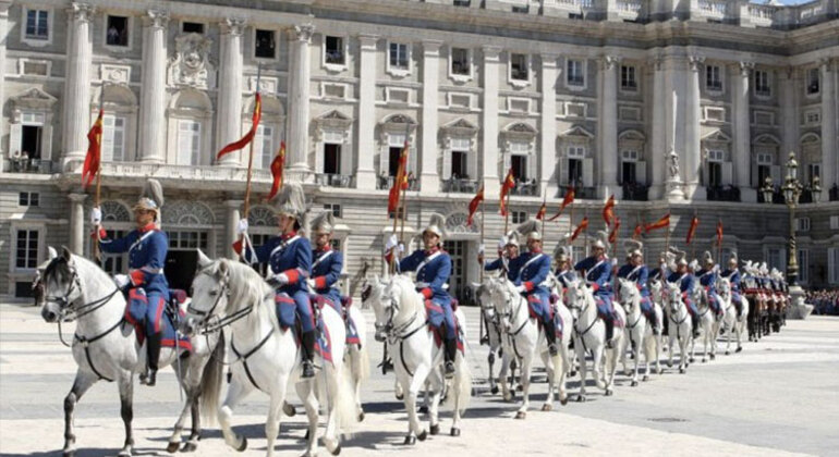 Changing of the Guard at the Royal Palace & Hapsburg Madrid