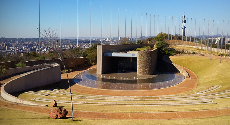 Promenade dans le centre-ville et les bâtiments de l'Union, South Africa