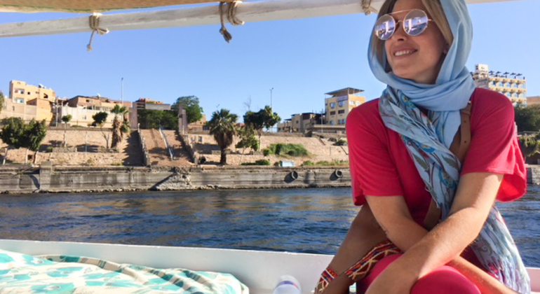 Tour del Nilo al tramonto a Luxor Egitto — #1