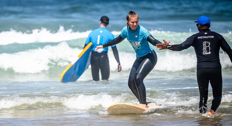 Aventura de surf mágica e visita guiada