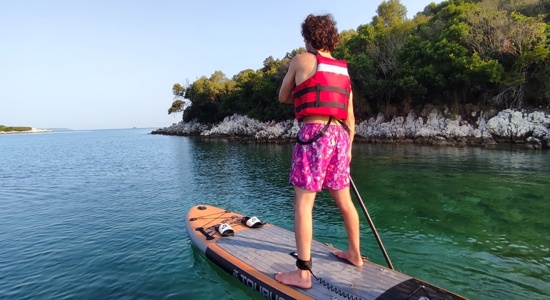 Stand Up Paddle Tour Around the Islands of Ksamil Provided by Ari Hoxha