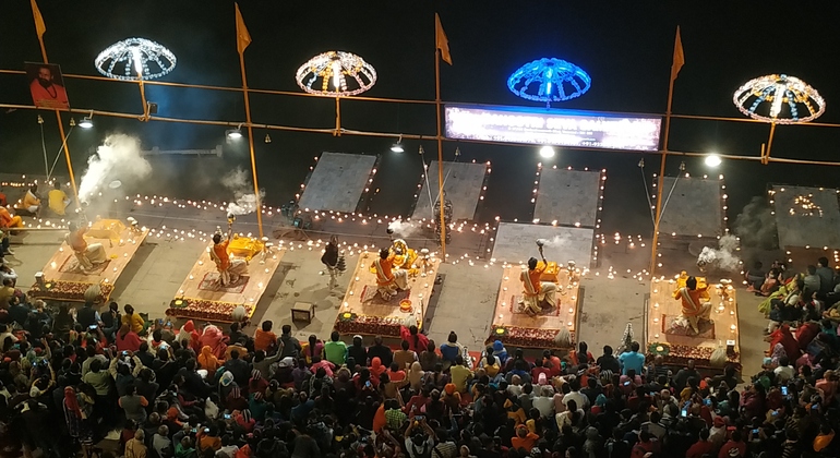 Free Sunset Ganga Aarti Tour in Varanasi Provided by PRAVEENVNS