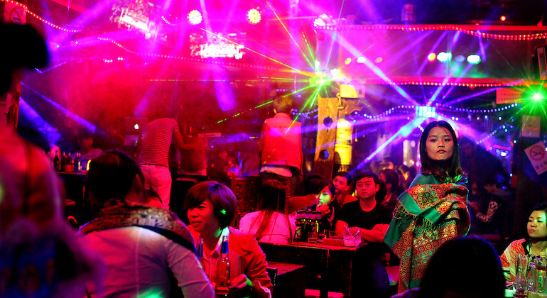 Chongqing Nightlife Walking Tour, China