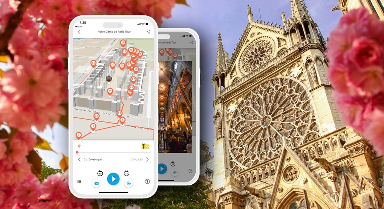 Guia áudio App: Catedral de Notre-Dame de Paris