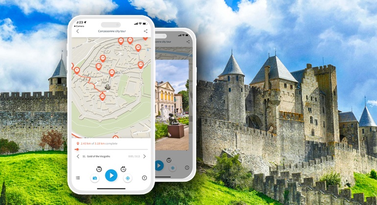 Guide Audio App : Carcassonne Cité Médiévale City Walk, France