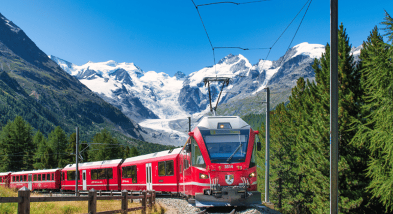 Bernina Express and St. Moritz Tour from Milan