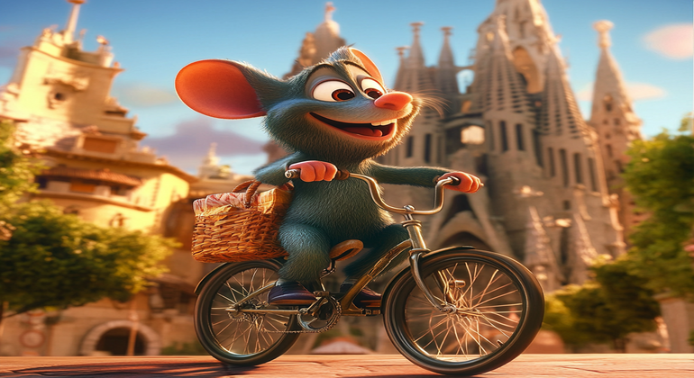 Visite de Barcelone en vélo électrique avec Ratatouille Fournie par Ratatouille