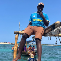 Langen — Guia de Snorkeling e natação com golfinhos, Tanzânia